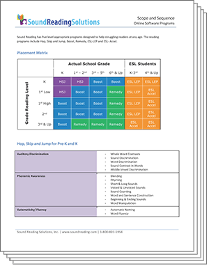 Scope and Sequence Brochure